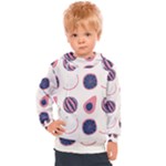 Fruits Halves Pattern Design Kids  Hooded Pullover