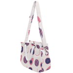 Fruits Halves Pattern Design Rope Handles Shoulder Strap Bag