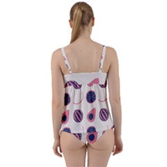 Twist Front Tankini Set 