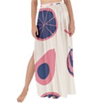 Fruits Halves Pattern Design Maxi Chiffon Tie-Up Sarong