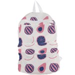 Fruits Halves Pattern Design Foldable Lightweight Backpack