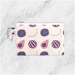 Fruits Halves Pattern Design Canvas Cosmetic Bag (Small)