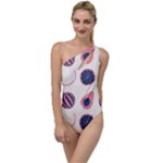 Fruits Halves Pattern Design To One Side Swimsuit
