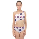 Fruits Halves Pattern Design Spliced Up Two Piece Swimsuit
