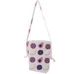 Fruits Halves Pattern Design Folding Shoulder Bag
