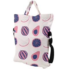 Fold Over Handle Tote Bag 
