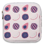 Fruits Halves Pattern Design Mini Square Pouch