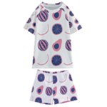 Fruits Halves Pattern Design Kids  Swim T-Shirt and Shorts Set