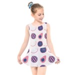 Fruits Halves Pattern Design Kids  Skater Dress Swimsuit