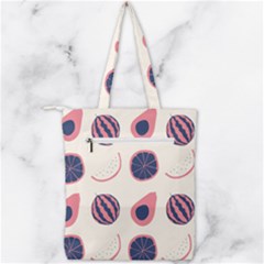 Double Zip Up Tote Bag 