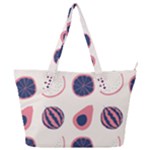 Fruits Halves Pattern Design Full Print Shoulder Bag