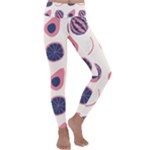 Fruits Halves Pattern Design Kids  Lightweight Velour Classic Yoga Leggings