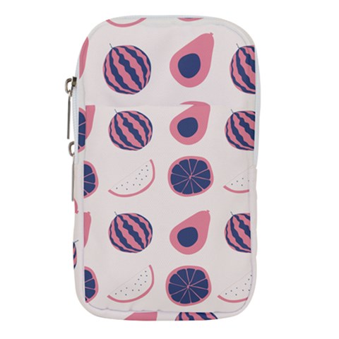 Fruits Halves Pattern Design Waist Pouch (Small) from ArtsNow.com