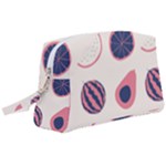 Fruits Halves Pattern Design Wristlet Pouch Bag (Large)