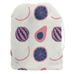 Fruits Halves Pattern Design Drawstring Pouch (3XL)