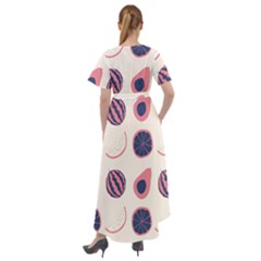 Front Wrap High Low Dress 