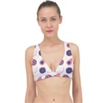 Fruits Halves Pattern Design Classic Banded Bikini Top