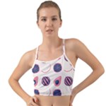 Fruits Halves Pattern Design Mini Tank Bikini Top