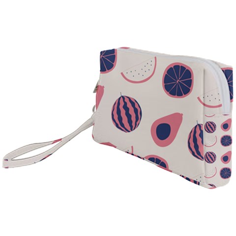 Fruits Halves Pattern Design Wristlet Pouch Bag (Small) from ArtsNow.com