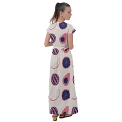 Flutter Sleeve Maxi Dress 