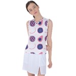 Fruits Halves Pattern Design Women s Sleeveless Sports Top