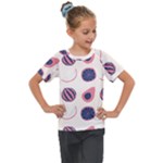 Fruits Halves Pattern Design Kids  Mesh Piece T-Shirt