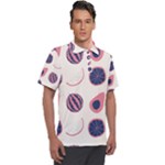Fruits Halves Pattern Design Men s Polo T-Shirt