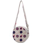 Fruits Halves Pattern Design Crossbody Circle Bag