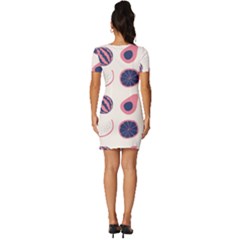 Fitted Knot Split End Bodycon Dress 