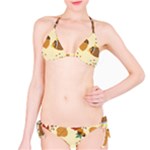 Leaves Foliage Acorns Barrel Classic Bikini Set