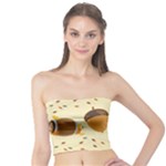 Leaves Foliage Acorns Barrel Tube Top