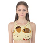 Leaves Foliage Acorns Barrel Tank Bikini Top