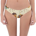 Leaves Foliage Acorns Barrel Reversible Hipster Bikini Bottoms