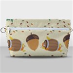 Leaves Foliage Acorns Barrel Handbag Organizer