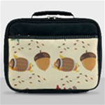 Leaves Foliage Acorns Barrel Lunch Bag