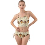 Leaves Foliage Acorns Barrel Mini Tank Bikini Set