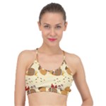 Leaves Foliage Acorns Barrel Basic Training Sports Bra