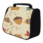 Leaves Foliage Acorns Barrel Full Print Travel Pouch (Small)