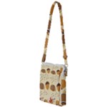 Leaves Foliage Acorns Barrel Multi Function Travel Bag