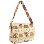 Leaves Foliage Acorns Barrel Courier Bag