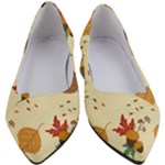 Leaves Foliage Acorns Barrel Women s Block Heels 