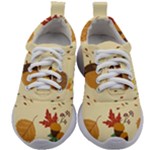 Leaves Foliage Acorns Barrel Kids Athletic Shoes
