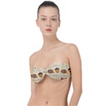 Leaves Foliage Acorns Barrel Classic Bandeau Bikini Top 