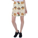 Leaves Foliage Acorns Barrel Tennis Skirt