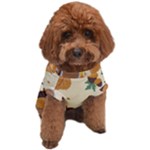 Leaves Foliage Acorns Barrel Dog T-Shirt