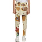 Leaves Foliage Acorns Barrel Kids  Skirted Pants