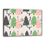 Christmas Trees Icons Canvas 18  x 12  (Stretched)