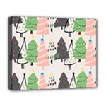 Christmas Trees Icons Deluxe Canvas 20  x 16  (Stretched)