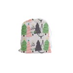 Christmas Trees Icons Drawstring Pouch (Small)