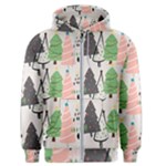 Christmas Trees Icons Men s Zipper Hoodie